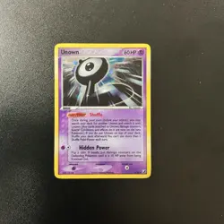 Unown L/28 - 2005 EX Unseen Forces Holo Rare Pokemon Cards TCG - Image 1