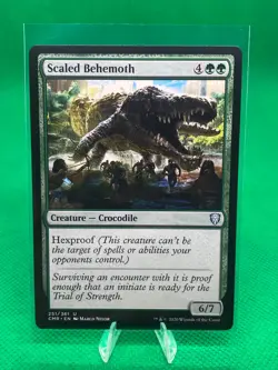 MTG - SCALED BEHEMOTH - Commander Legends (U) - Image 1