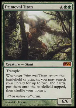 MTG PRIMEVAL TITAN ASIAN EXC - TITANO PRIMITIVO - M12 - MAGIC - Image 1