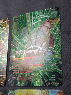 Dragon Ball Super Card Game Lot of 4 (Masters) SS Broly, SS Gogeta, SSG Son Goku - Image 3