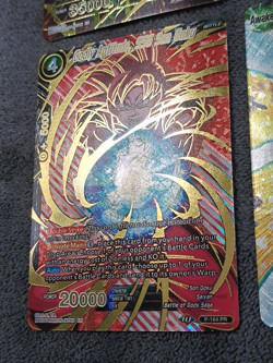 Dragon Ball Super Card Game Lot of 4 (Masters) SS Broly, SS Gogeta, SSG Son Goku - Image 4