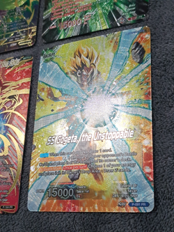 Dragon Ball Super Card Game Lot of 4 (Masters) SS Broly, SS Gogeta, SSG Son Goku - Image 5