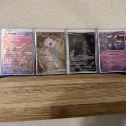 Pokemon TCG 151 UPC Promo Set Mew 053, Mewtwo 052, Metal Mew 205 Near Mint! - Image 1