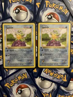 Pokemon TCG Base Set Squirtle 63/102 shadowless 1st edition - Image 2