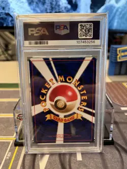 Pokemon TCG Swirl Japanese Flareon No.136 Jungle Holo Rare 1997 PSA 8 - Image 2
