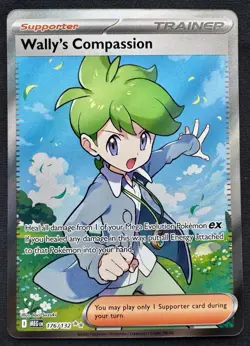 Wally's Compassion 176/132 Pokemon Mega Evolution Full Art Ultra Rare Holo - Image 1