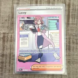 Pokemon Lacey Trainer 175/131 Prismatic Evolutions Special Illustration Holo - Image 1