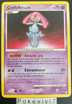 Carte Pokemon CREFOLLET 34/146 Rare Diamant et Perle D&P FR OCCASION - Image 1