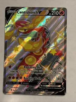 Pokemon TCG Centiskorch v SV108/SV122 Shining Fates Ultra Rare NM Condition - Image 1