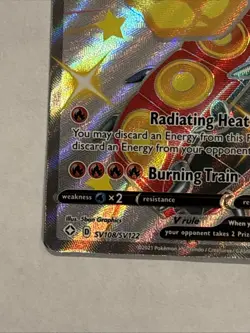 Pokemon TCG Centiskorch v SV108/SV122 Shining Fates Ultra Rare NM Condition - Image 5