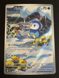 Pokemon TCG Piplup 98/94 Illustration Rare IR Phantasmal Flames Raw Near Mint - Image 1