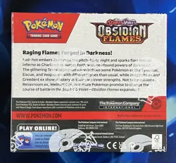 Pokemon 2024 Scarlet & Violet Obsidian Flames Booster Box TCG Nm M - Image 3