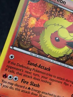 Pokemon TCG Flareon BW88 Black and White Promos Moderately Played MP - Image 5