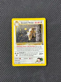 Pokemon TCG Giovanni's Persian 8/132 Gym Challenge Holo Unlimited - Image 1