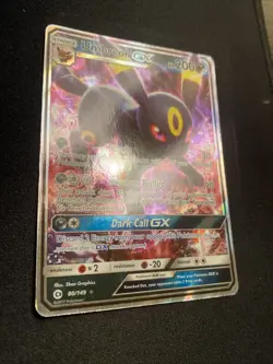 Umbreon GX #80/149 | Full Art Ultra Rare Holo Sun & Moon 2017 Pokemon TCG - Image 2
