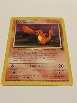 Pokemon Charmander 50/82 Englisch Team Rocket - Image 1
