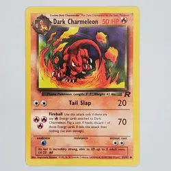 Pokemon TCG Dark Chameleon 32/82 Team Rocket Base Set LP - Image 1