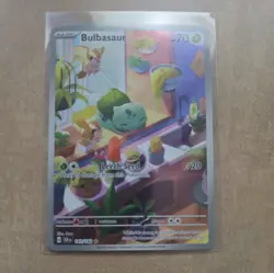 Pokemon Bulbasaur 143/142 SV07 Stellar Crown Holo Illustration Rare NM - Image 1
