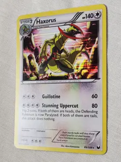 NM Haxorus - Holo 89/108 Dark Explorers Pokemon TCG - Image 3