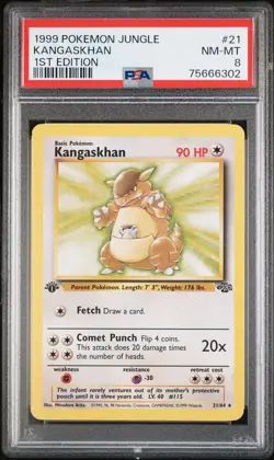 1999 POKEMON JUNGLE | 1ST EDITION #21 KANGASKHAN - Image 1
