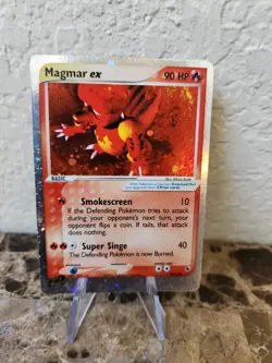 2003 Pokemon TCG Magmar ex 100/109 Holo Ruby and Sapphire - Image 2