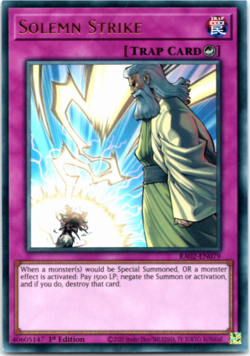 Solemn Strike - RA02-EN079 - Ultra Rare - 1st Edition Yugioh - Image 1