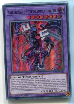 Yu-Gi-Oh! Kalliberlade Todesflammen Drache Super Rare BPRO-DE032 - Image 1