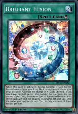 Brilliant Fusion - Super Rare 1st Edition MP16-EN082 - NM - YuGiOh - Image 1