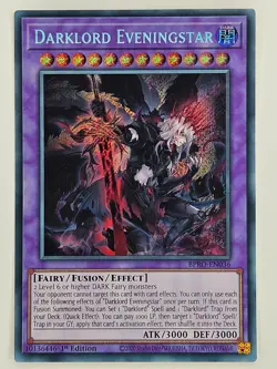 Yu Gi Oh - BPRO-EN036 Darklord Eveningstar - Secret Rare - Image 1