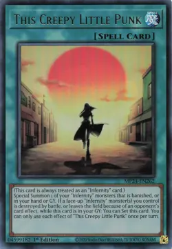 Yugioh This Creepy Little Punk MP24-EN262 Ultra Rare 1st NM x3 Play Set - Image 1