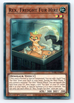 Rex, Freight Fur Hire - DABL-EN027 - Super Rare - 1st Edition - Yugioh - Image 1