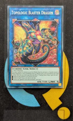 BPRO-EN046 Topologic Blaster Dragon Secret Rare 1st Edition YuGiOh - Image 1