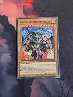 Yu-Gi-Oh! - Thestalos The Shadowfire Monarch - DUNE-EN023 - Super Rare - 1st Ed - Image 1