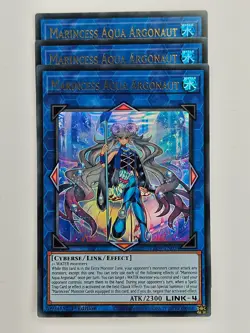 Yu Gi Oh - 3x LED9-EN034 Marincess Aqua Argonaut - Ultra Rare - Image 1