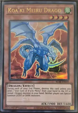 YuGiOh Koa'ki Meiru Drago Ultra Rare 1st Edition BLAR-EN059 - Image 1