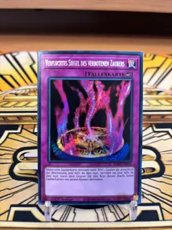Yugioh Verfluchtes Siegel des verbotenen Zaubers RA03-DE076 Secret Rare - Image 1