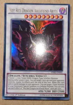 Hot Red Dragon Archfiend Abyss Hsrd-En041 High-Speed Riders 1st Edition - Image 1