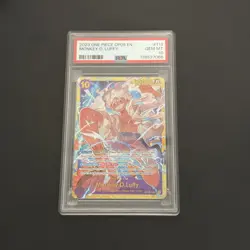 Monkey D Luffy OP05-119 SEC PSA 10 One Piece Card Game Awakening Of The New Era - Image 1