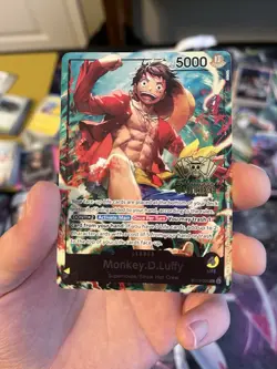 Monkey.D.Luffy (2nd Anniversary Tournament) ST13-003 One Piece Promotion... - Image 1