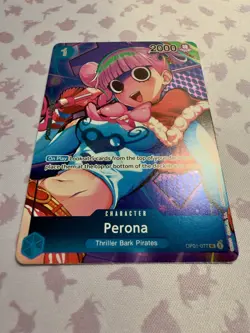 One Piece TCG Perona - OP01-077 - UC - (Box Topper) - Foil, Romance Dawn English - Image 3