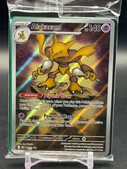 SEALED Pokemon TCG Alakazam Mega Evolution Black Star Promo MEP 009 NM - Image 1