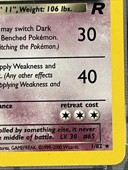 NEW CGC 10 1st Edition HOLO Dark Alakazam 1/82 Gem Mint Pokemon Team Rocket 2109 - Image 5