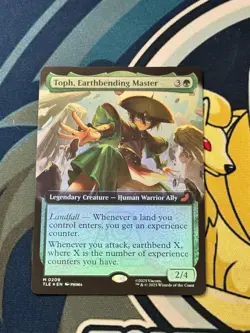 Toph, Earthbending Master Extended Art Foil Avatar the Last Airbender MTG - Image 1