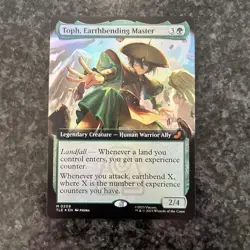 Toph, Earthbending Master -Extended Art (FOIL) Avatar: the Last Airbender MTG - Image 1