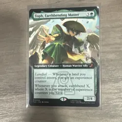 Mtg Toph Earthbending Master Extended Art Avatar The Last Airbender Reg 0209 - Image 1