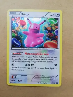 Ditto XY40 Black Star Promo Pokemon Card in Very Good Condition - Image 1