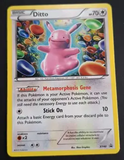 Pokemon TCG Ditto XY40 Black Star Promo Holo Card Near Mint Condition - Image 1