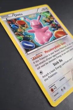 Pokemon TCG Ditto XY40 Black Star Promo Holo Card Near Mint Condition - Image 2