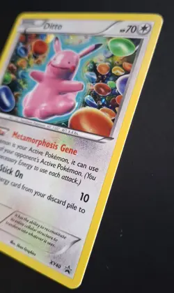 Pokemon TCG Ditto XY40 Black Star Promo Holo Card Near Mint Condition - Image 3