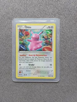 Ditto XY40 Pokemon Black Star Promo Holo PORTUGUESE NM w/ Swirl See Pics - Image 2